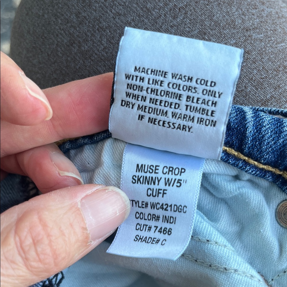 EUC Hudson Jeans Distressed Blue Skinny Jeans - Picture 15 of 16